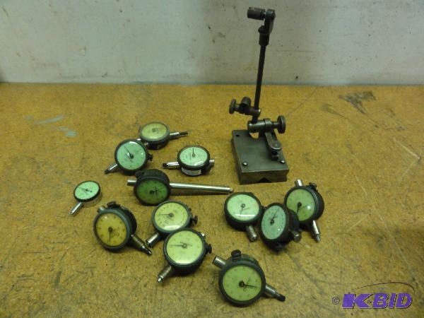 lot 21 image: (12) assorted Federal Indicators, .001",...