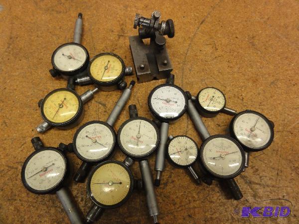 lot 22 image: (12) Assorted Starrett Indicators to include...