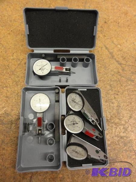 lot 29 image: (5) Brown and Sharpe Bestest Indicators Model...