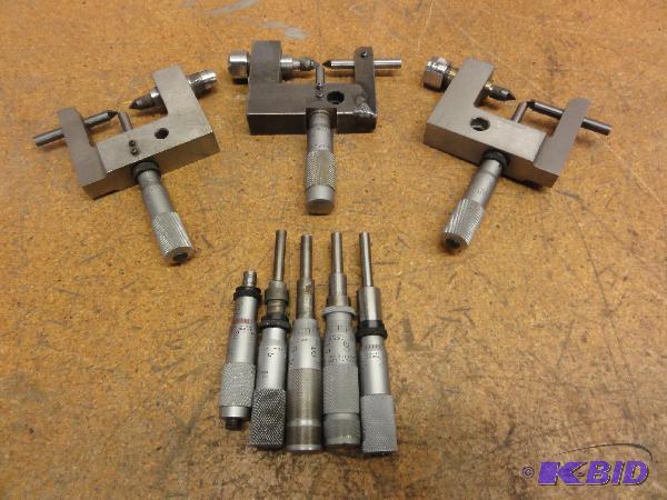 lot 33 image: (8) Assorted Dial Indicators, Starrett, Brown...