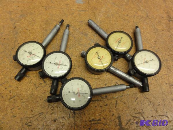 lot 37 image: (6) Starrett Indicators to include (2) No. 8...