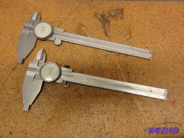 lot 4 image: (2) Fowler 7" Calipers Model 52-025-007 ...