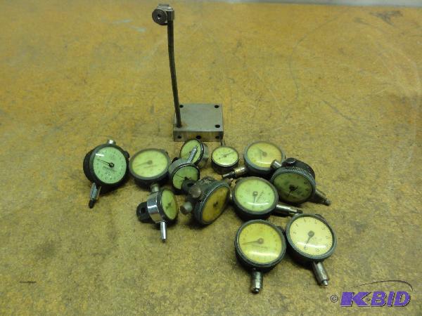lot 43 image: (12) Assorted Federal Indicators Jeweled .001...