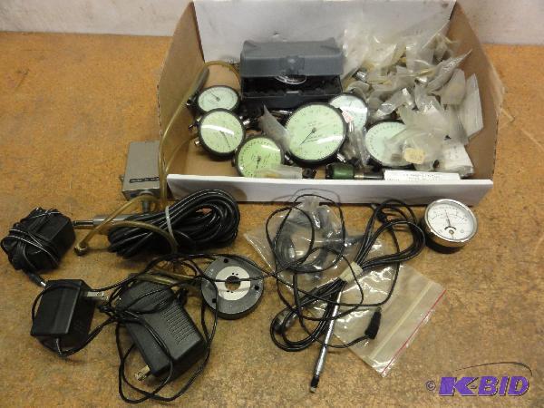 lot 50 image: Lot of assorted Inspection Gauges, Pneumatic ...