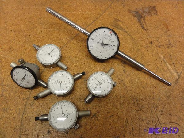 lot 8 image: (6) Assorted Mitutoyo Indicators to include ...