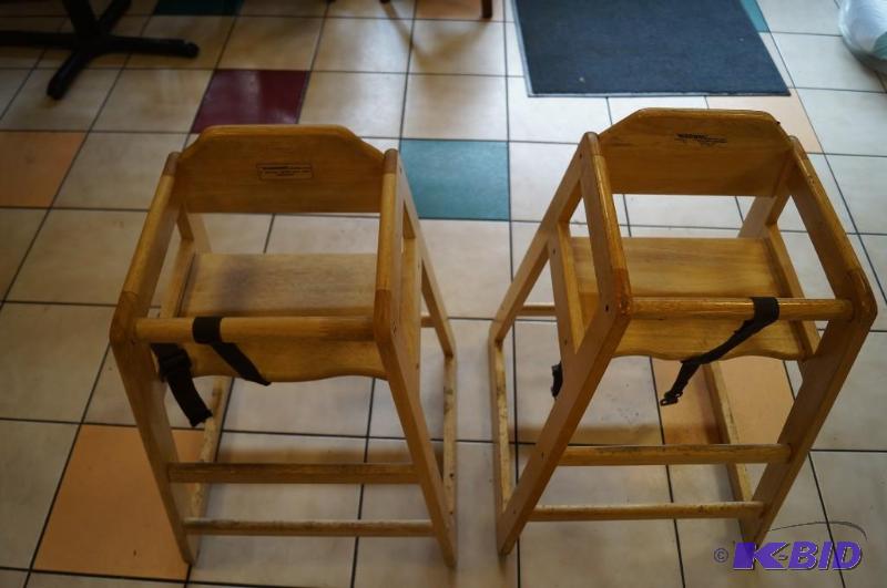 lot 24 image: high chairs