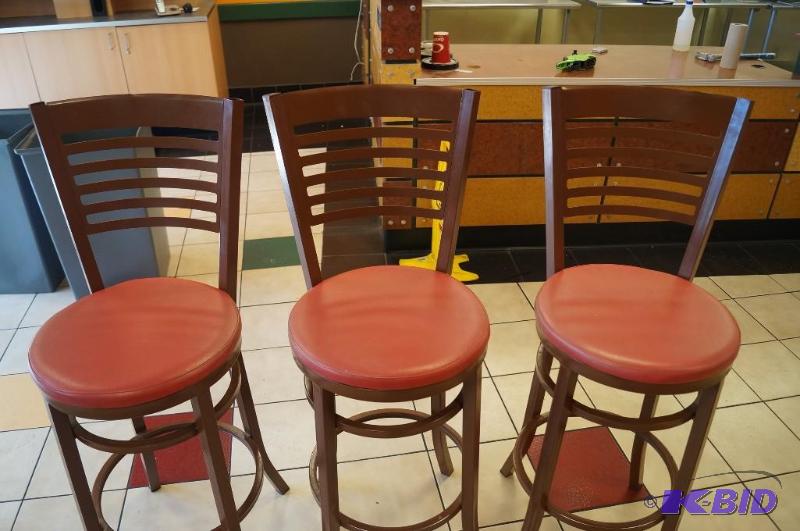 lot 37 image: tall cafe chairs