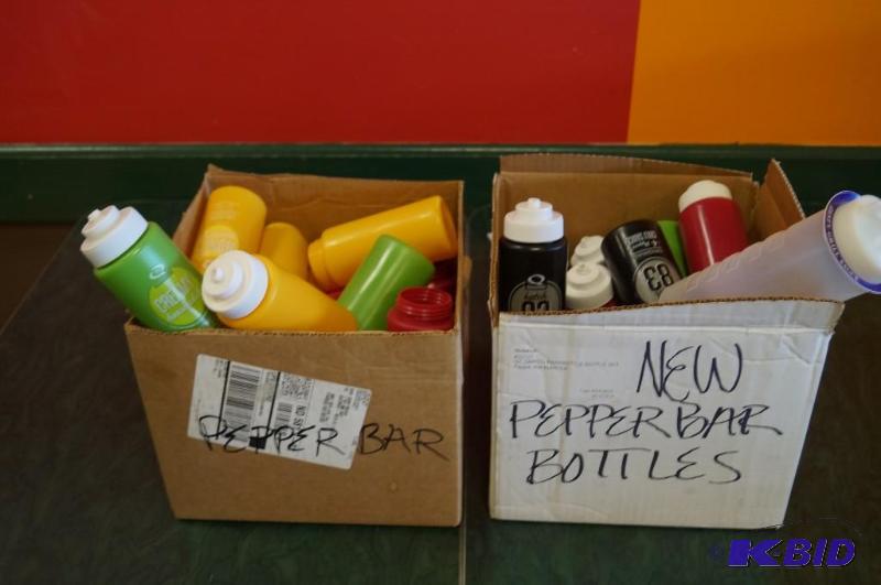 lot 40 image: condiment bottles