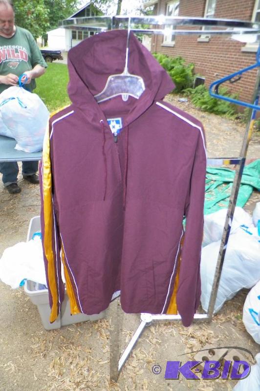 3 Womens 2X 14 Zip Jackets MaroonGold