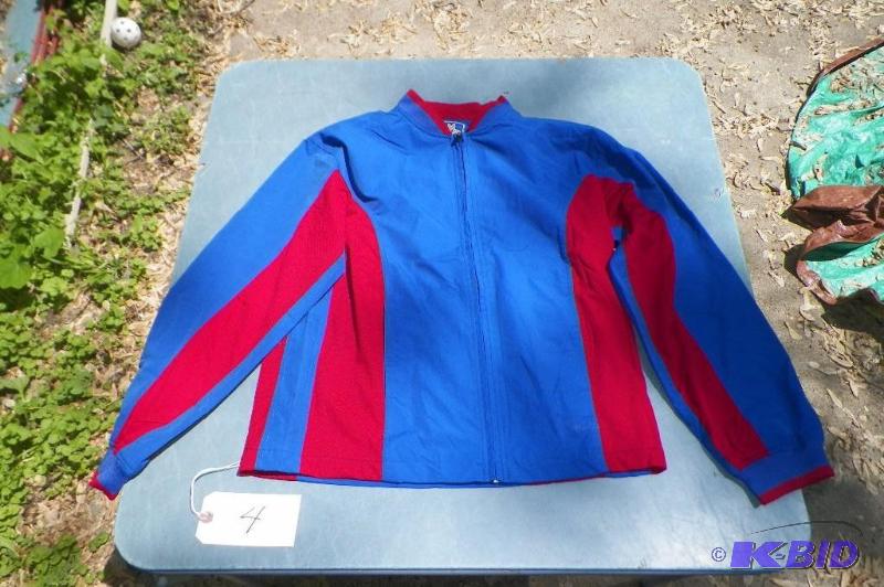 16 Womens RoyalRed Medium Zip up jackets