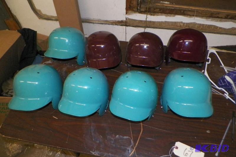 8 New Batting Helmets