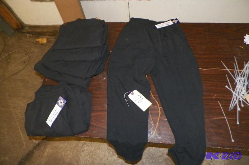 6 Pairs Mens Mixed Sizes Wind Pants Black