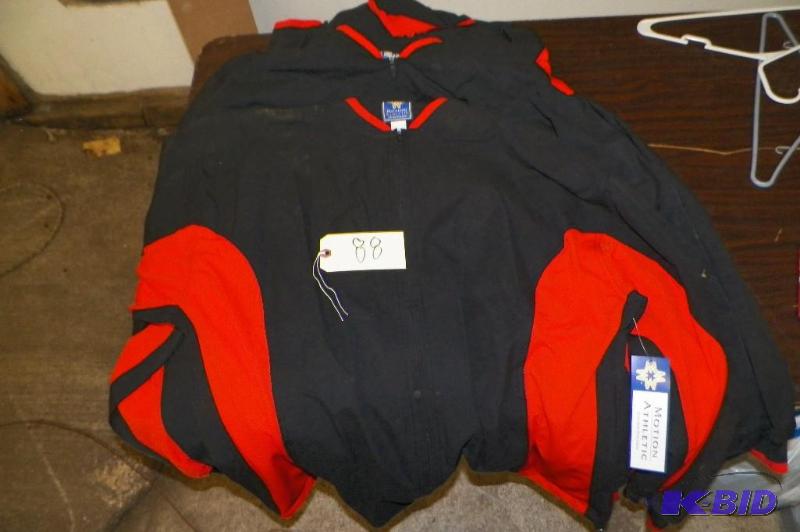4 Mens 2XL Jackets BlackOrange