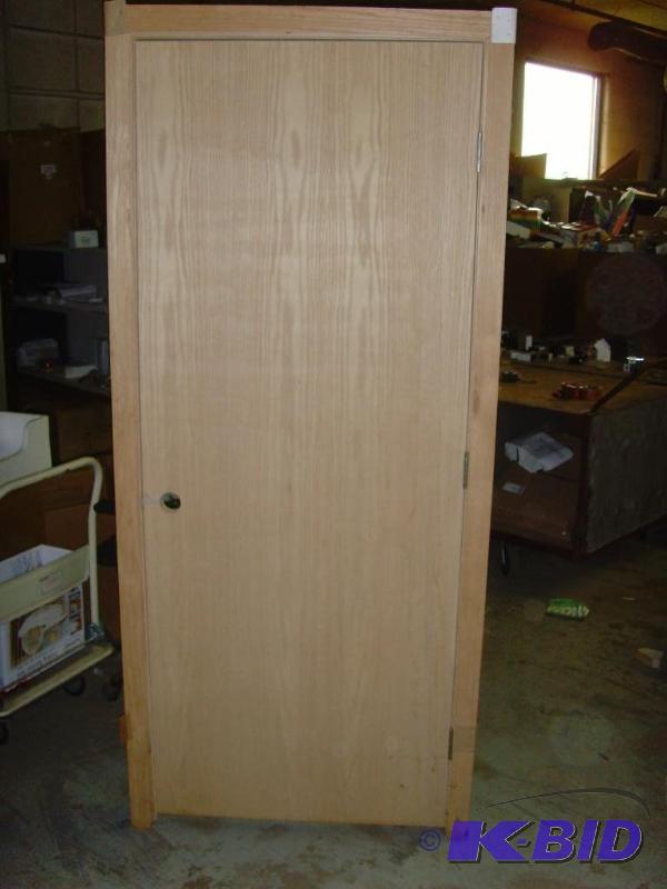 Oak Finish Door & Frame