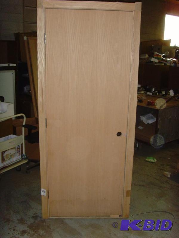 Oak Finish Door & Frame