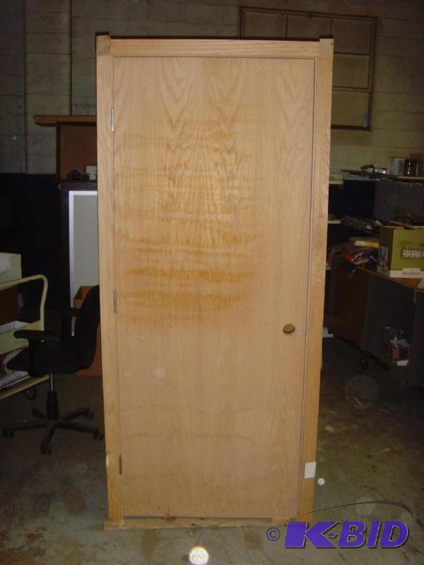 Oak Finish Door & Frame