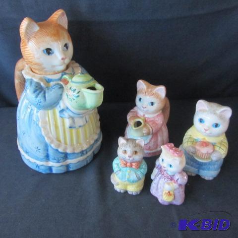 Cat Tea Set
