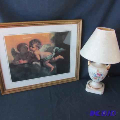 Cupid Print, Lamp
