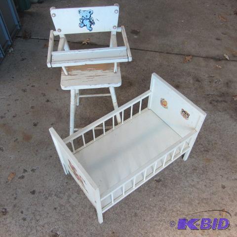 Doll Crib, High Chair