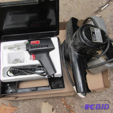 Solder Gun, Sander