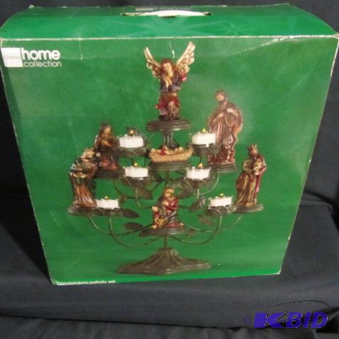 Nativity Candle Stand