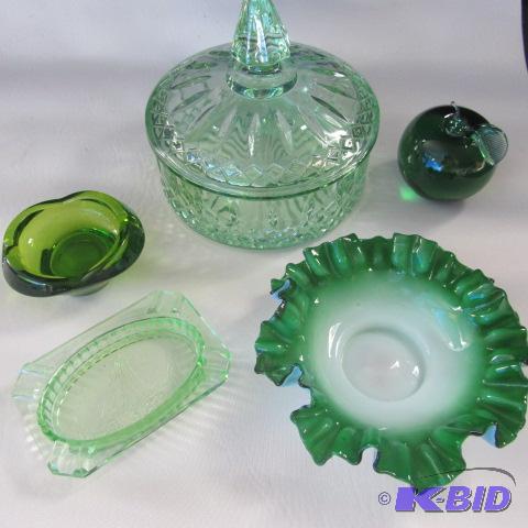 Emerald and Green Glass