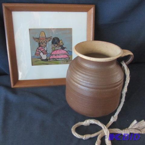 Clay Jug, Mexican Art