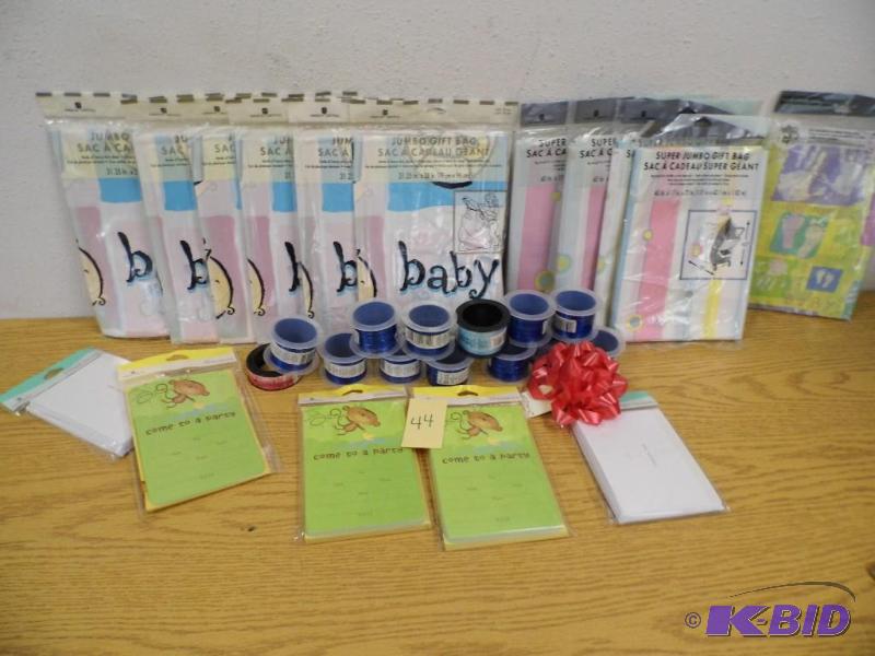 Gift Bags , Ribbons & Cards