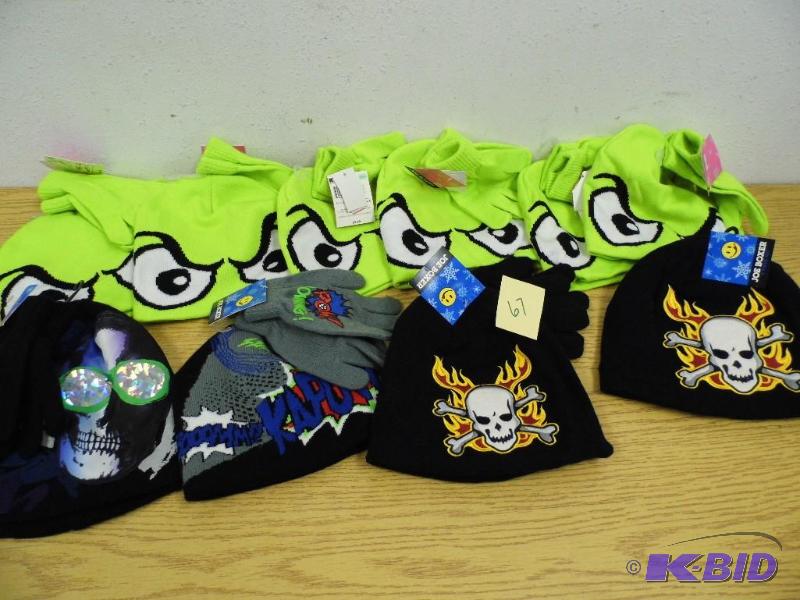 Assorted Winter Hats, Gloves, Scarves