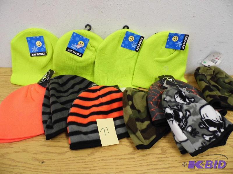 Assorted Winter Hats, Gloves, Scarves