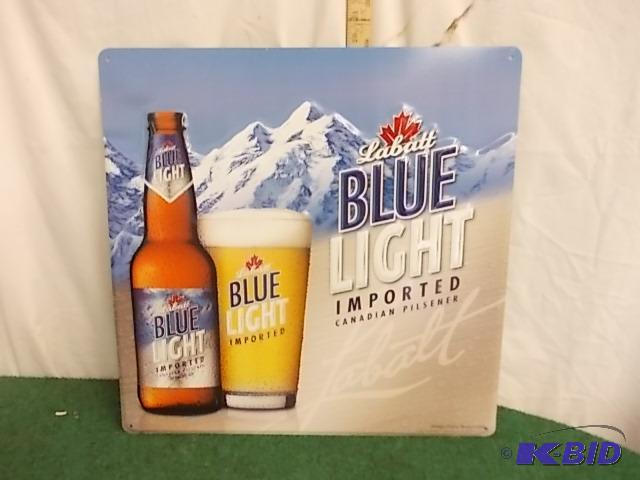 Labatt Blue Light Tin Sign 21x21...