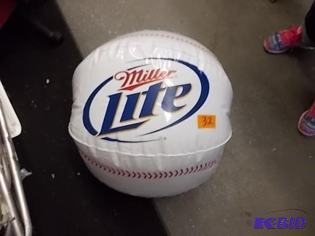 Miller Lite Inflatable Baseball...