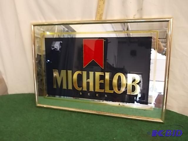 Michelob Beer Mirror 25x17...