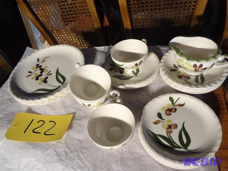 4 Place setting of Blue Rigde China