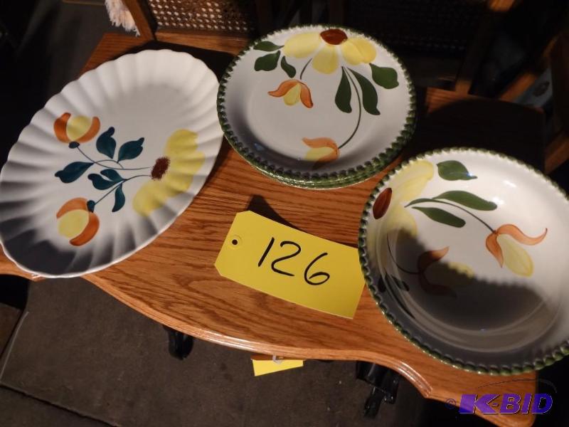 Blue Ridge Platter,Bowl,Plates