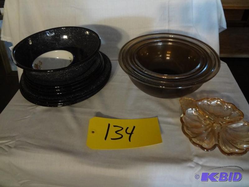 Enamelware, stacking Bowls