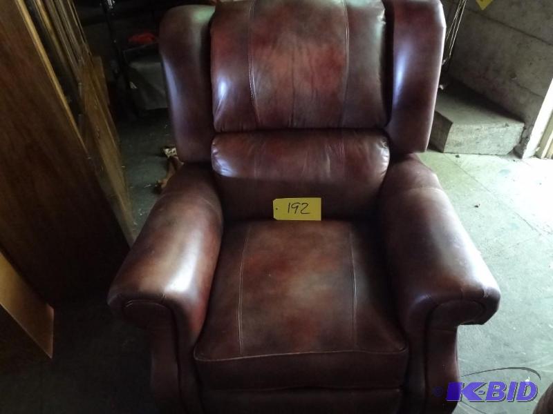 Leather Recliner, as New