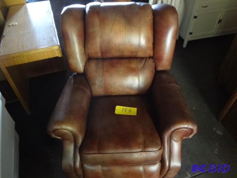 Leather Recliner, as New