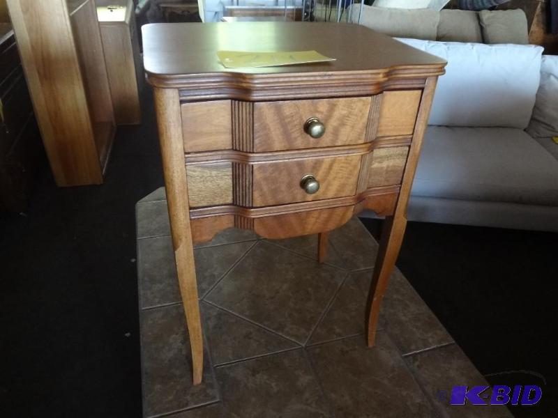 2 Drawer Side Table