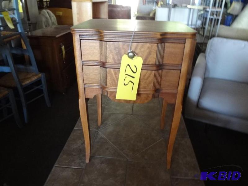 2 Drawer Side Table