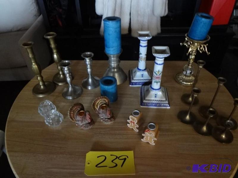 Candle Holders, lots of them