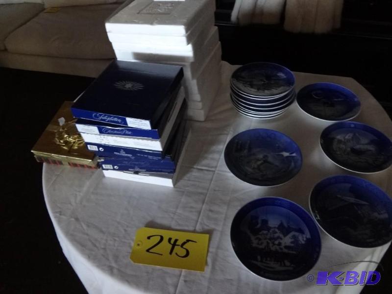 Lot of Royal Copenhagen Collector Plates