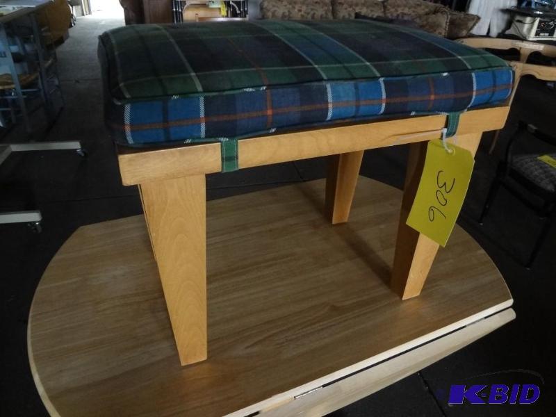 Plaid Bench