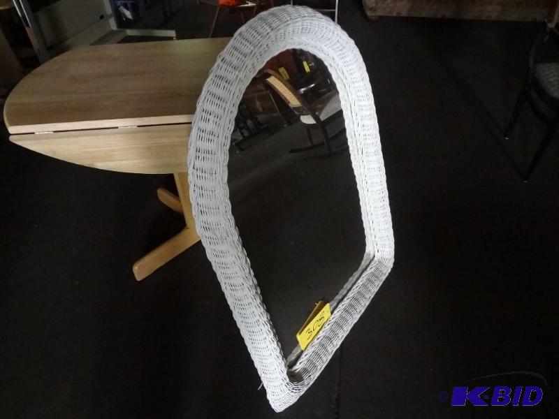 Wicker Mirror