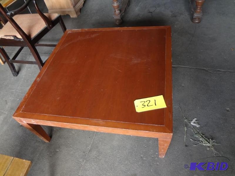 Large Square Low Coffee Table