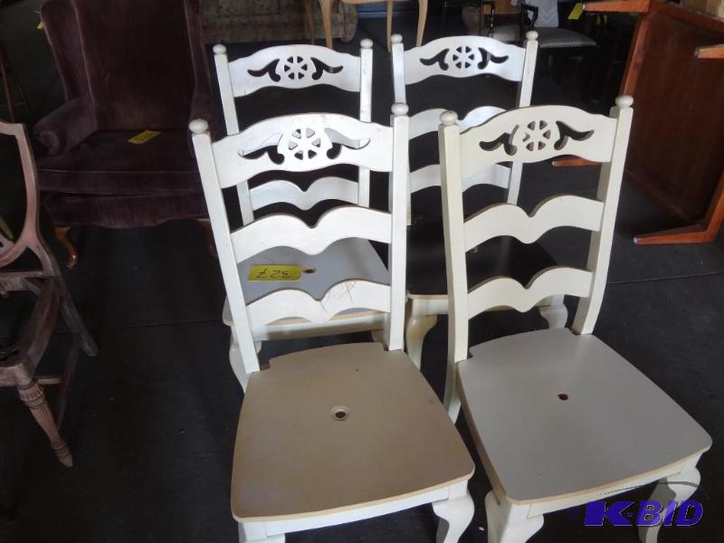 Four Large Ash Chairs, need cushions