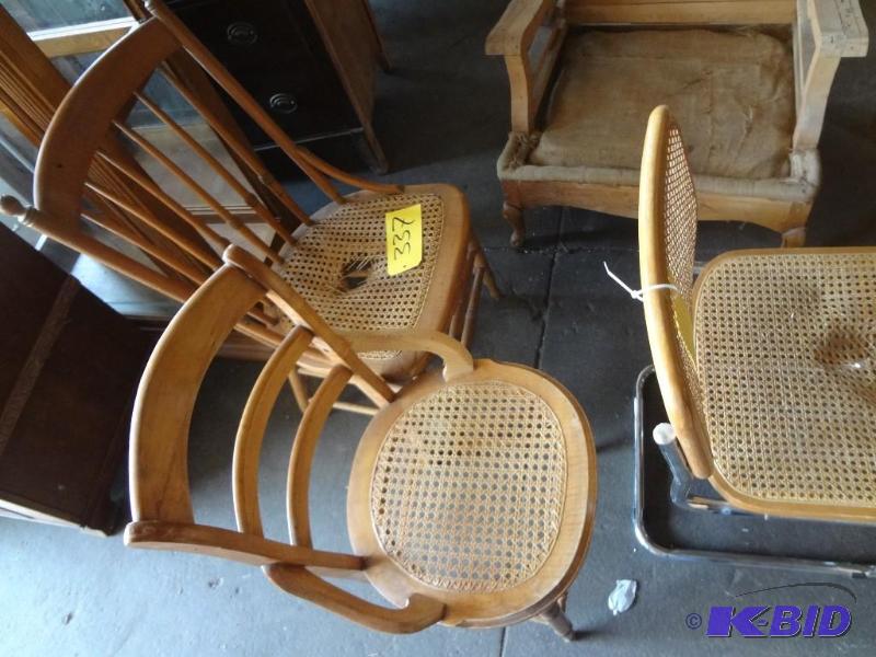 Thre Chairs, Two need caning