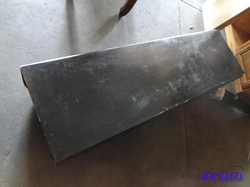 Long Narrow Black Drop Leaf Table