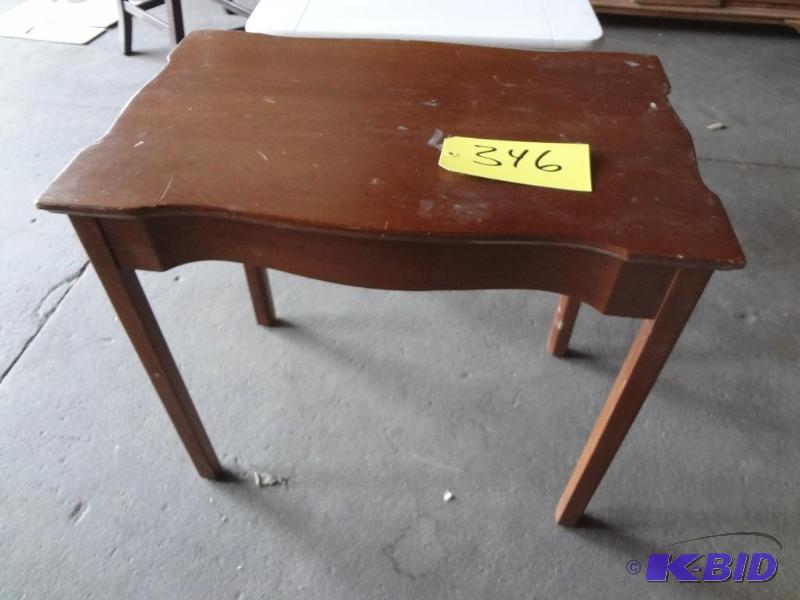 Tall Sculpted Side Table