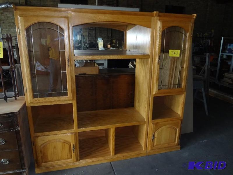 Oak Entertainment Center